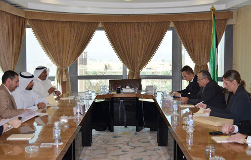 Szijjártó Péter megbeszélése Dr. Adel Al-Wuqyan Tervezésért és Fejlesztésért Felelős Legfelsőbb Tanács Főtitkárával (fotó: Lepp Pál)